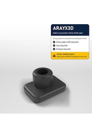 Arayx3d Honda Civic Fd6 2006-2011 Uyumlu Kaput Açma Kolu Kaput Çekme Aparatı Siyah