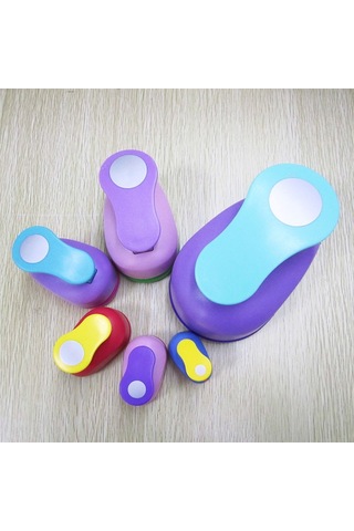 Yuvarlak Embosser Çocuk El Aletleri, Renk Rastgele Teslimat, Stil: 8803 8mm