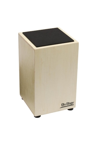 On Stage Wfc3200 Cajon Profesyonel - Akçaağaç Gövde Ayarlanabilir Kort Internal Snare , Kaymaz Oturma Alanı, Zengin Bas Ve Keskin Slap Tonları Ölçüler: 30 X 30 X 48 Cm