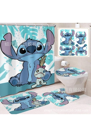 Lemestar Amerikan Stili Klasik Kumaş Banyo Perdeği - Su Geçirmez, Mantar Engellici, Kalın, 165x180 Cm, 360g - Günlük Kullanım İçin Pratik Ve Dayanıklı Diğer