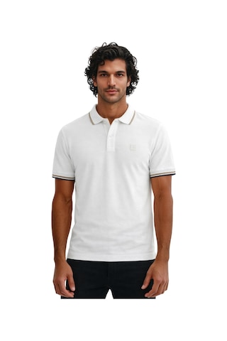 Arma Ar-ma Erkek Polo Yaka Tişört Baskisiz Basic Örme Kumaş Regular Fit %100 Pamuk 30/1 Çift Toplama Penye Pike Y31374356802 Beyaz-b1