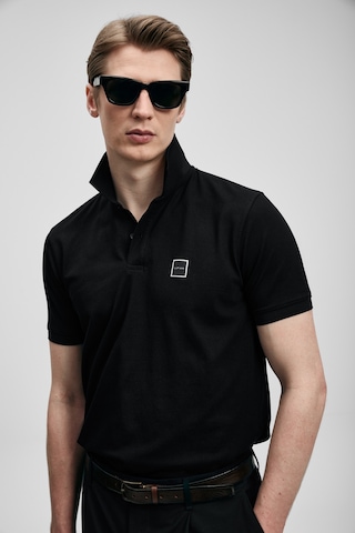 Lufian Carter Smart Erkek Polo Tişört Siyah Siyah 111040233100100 Siyah