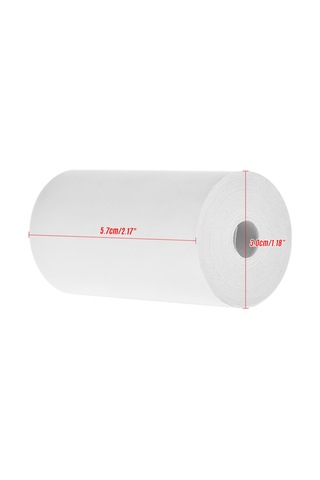 Konesam 6 Adet 57x30mm Termal Yazıcı Kağıdı - Kasiyer Fişi, Bilgisayar Kayıtları İçin Isı Hassas Kağıt