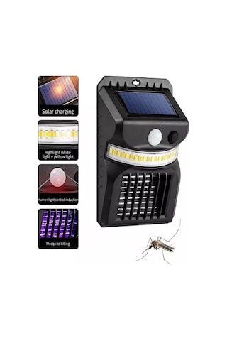 Güneş Enerjili Sinek Öldürücü Sensörlü Solar Lamba