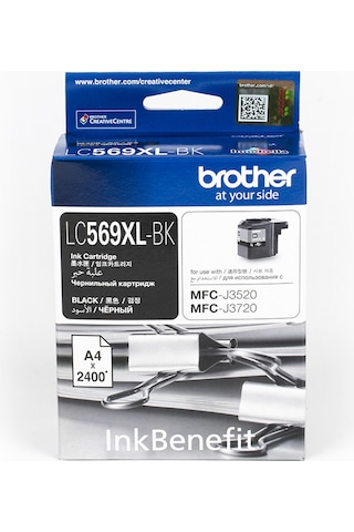 Brother Lc569Xlbk Siyah Mürekkep Kartuş 2400 Sayfa