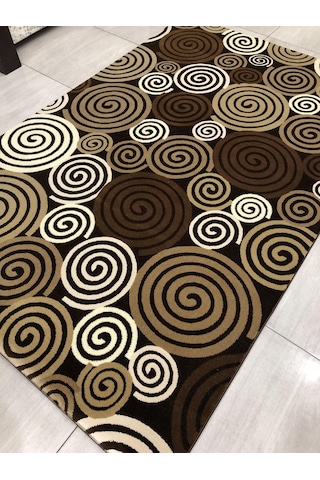 Saray Halı Vizyon 10952 V 150X230 Kahve Krem 4 M2 Halı !