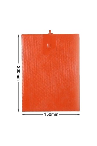 Wondernest 15x20 Cm Araba Motor Yağı Karter Isıtıcı Pedi, Ab Fiş Tipi, Karter Tankı Isıtma