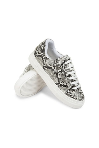 Deery Hakiki Deri Beyaz Sneaker Kadın Ayakkabı - Z1681zbyzc08 Beyaz