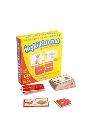 Dıy Toy Okul Öncesi İlişki Kurma Eğlenceli Bulmacalar 5 Adet