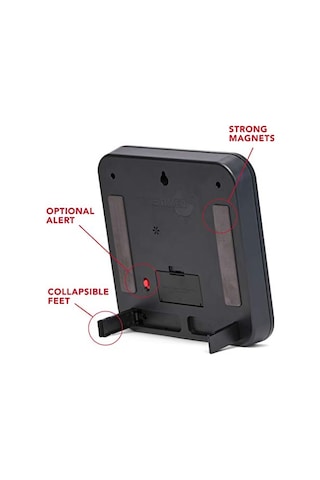 Medium 19x19cm - 60 Dakika Görsel Analog Zamanlayıcı Saat - İsteğe Bağlı Akustik Alarm Ses Kontrolü