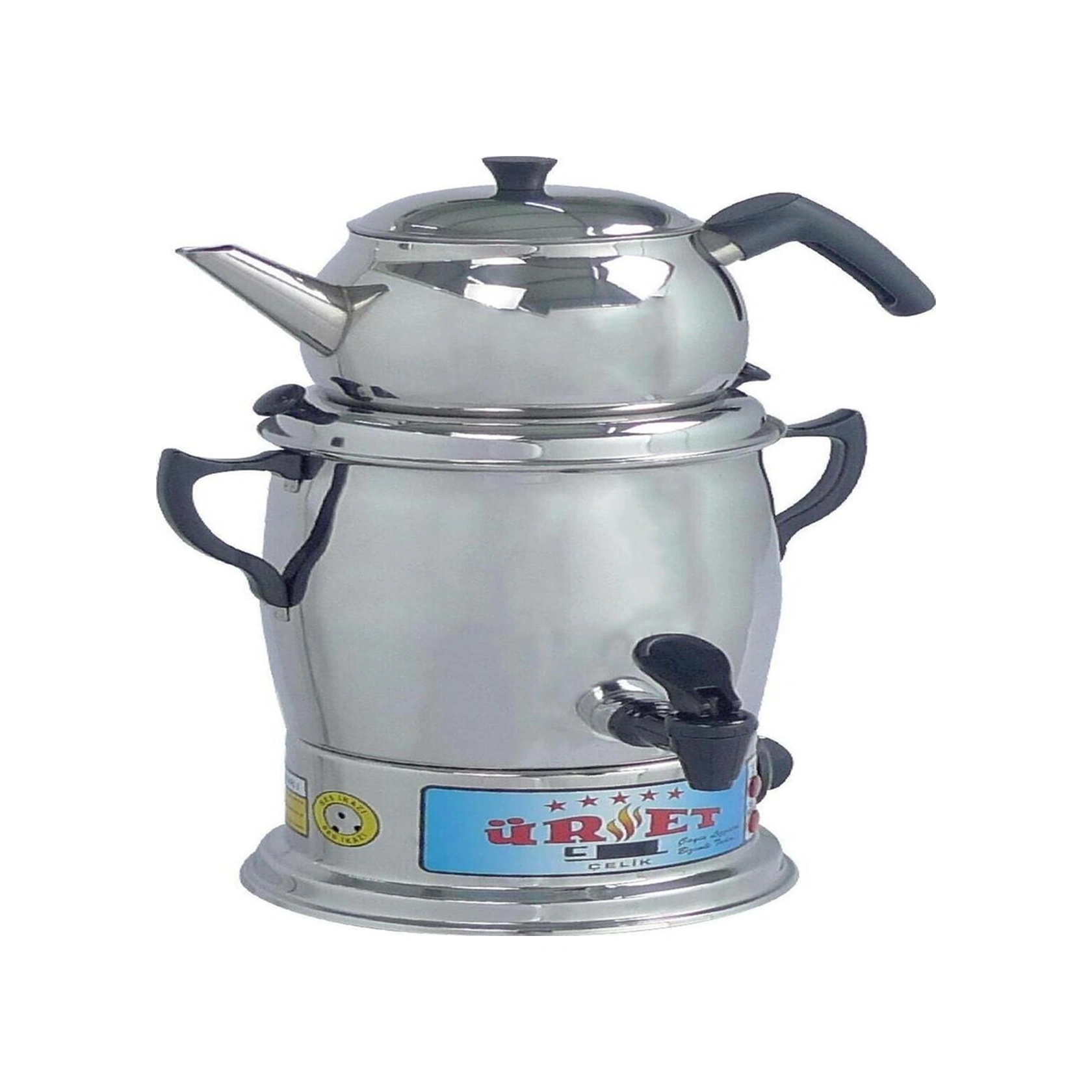 Üret Çelik 12 Litre Lüks Semaver-71259