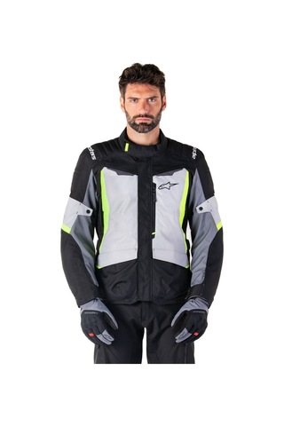 Alpinestars St-1 Wp Korumalı Motosiklet Montu Siyah Gri Sarı