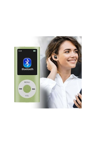 5007mp Metal Mp3 Player Renli Ekranlı Fm Radyolu Bluetoth Lu Hafıza Kartı Girişli Müzik Çalar