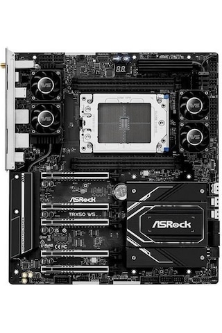 Asrock TRX50 WS WIFI 6E AMD TRX50 WS 7600 MHZ (OC) DDR5 Soket AM5 Extended ATX Anakart