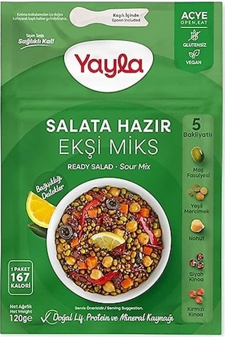 Yayla Salata Ekşi Miks 120 G