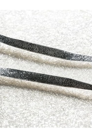Yılbaşı Glitter Kurdele Seti, Yeşil, Kırmızı, Altın, Gümüş Ve Beyaz, Dekoratif Parlak Şeritler, 5 Parça 2 Metre 5, Simli