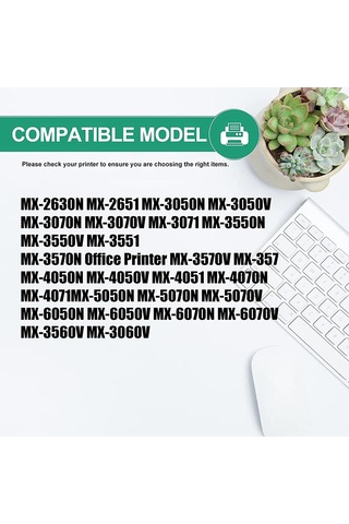 Sharp Mx-61gt Uyumlu Toner Siyah / Mx2651, Mx3051, Mx3061, Mx3071, Mx3551, Mx3561, Mx3571, Mx4051, Mx4061, Mx4071, Mx5051