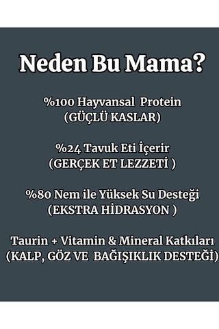 Tavuklu Yaş Kedi Maması 85 Gr X 12 Adet Yetişkin Kediler İçin