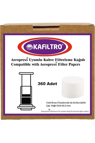 Aeropress Uyumlu Kahve Filtresi 360 Ad