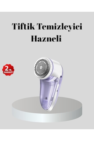 Şarjlı Tiftik Temizleyici Çıkarılabilir Hazneli, Anti-statik Fırçalı, Usb Şarjlı çok renkli