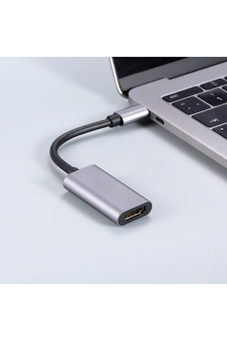 Usb 3.1 Type C To Hdmı Dönüştürücü 4k 30hz Apple Uyumlu MacBook Laptop Görüntü