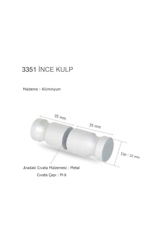 Eymenyapimarket Islak Hacim Kompakt Wc Kabin Ve Duşakabin Için Alüminyum Kulp