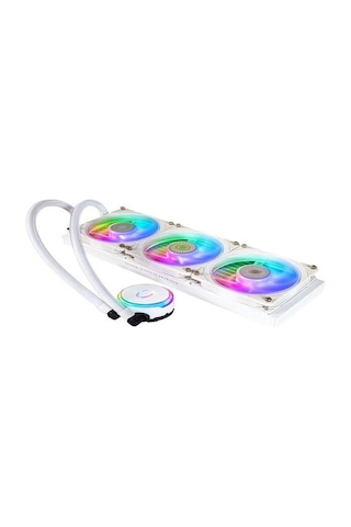 Fan Cpu Sıvı Soğutucu Lıquıd Pl240 Flux Argb Beyaz Mly D36m A23pz Rw