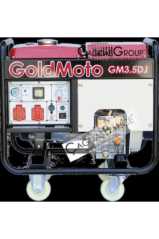 Goldmoto Gm4.5Dj Dizel Marşlı Jeneratör 4.5 Kw Monofaze