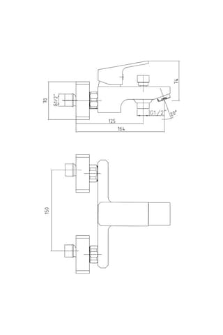 Eca Tiera Banyo Bataryası- Krom Beyaz 104802469 Beyaz