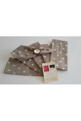 Mutfak Peçetesi Caro Point 40X40 Cm 6'Lı Zeytin Yeşili (428756681)
