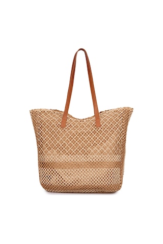 Pierre Cardin Kadın Hasır Omuz Çantası 05pc25y1502 Naturel