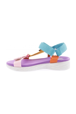 Dgn 103-23y Kadin Bantli Cirtli Sandalet 103-2265-R15141 Çok Renkli