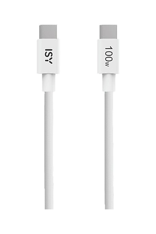 Isy IUC-0028 100W braided E-Mark çipli USB-C 1m Şarj Kablosu
