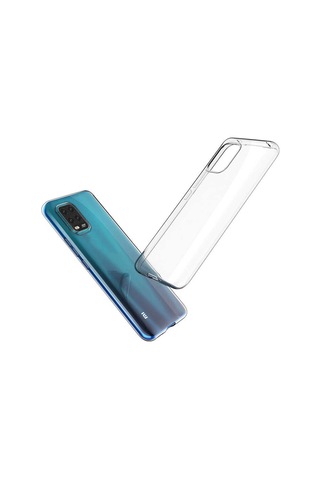 Xiaomi Mi 10 Lite Kılıf Zore Şeffaf Ince Ve Esnek Süper Silikon Renksiz