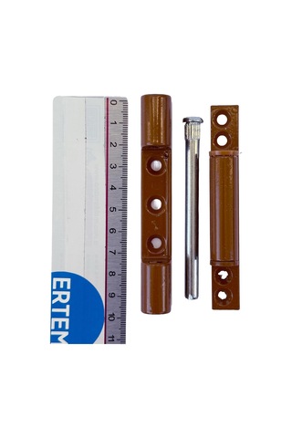 Pvc Plastik Pencere Ve Kapılar İçin Metal Menteşe, 95mm Uzun Tip, Kahverengi Diğer