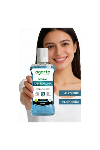 Agarta Tam Koruma Alkolsüz Ağız Bakım Suyu 500 ML