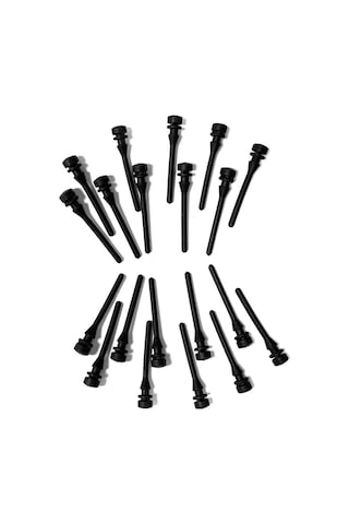 Xurunkeji 20 Adet Siyah Pc Fan Kauçuk Vida Sönümleme Çivisi Titreşim Sönümleme Silikon Vida Pimi Perçin 5x4.5x1.5cm