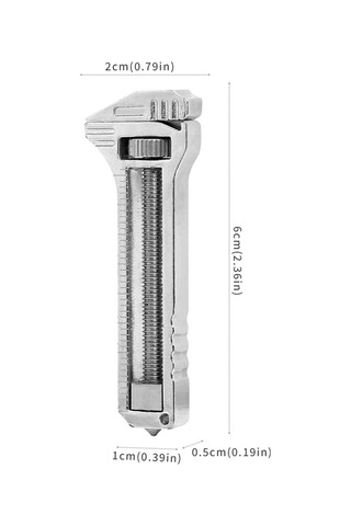 Moly Şişe Açacağı Anahtarı, Paslanmaz Çok Amaçlı Alet, Ayarlanabilir Kaldıraç Çubuğu, Gümüş Renk Gümüş