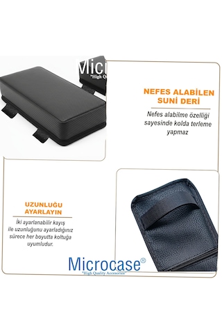 Microcase 3d Ortopedik Oto Araç Oyuncu Koltuk Kol Dayama Padi 2 Adet Al5401 Siyah