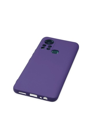 Cosmotex Newface İnfinix Hot 11s Kılıf Nano İçi Kadife Silikon - Mor