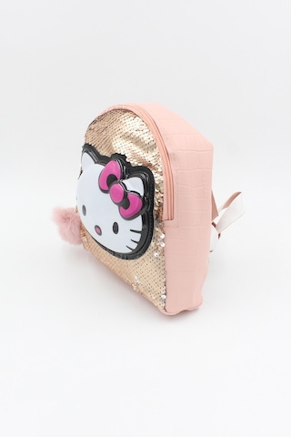 Chantaky Chantaky 039 3005 Hello Kitty Kedicikli Payetli Işıklı Pudra Sırt Çantası Pudra