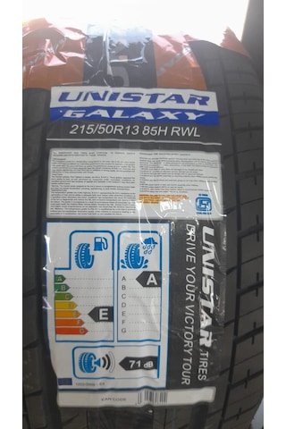 Unistar 215/50R13 85H Galaxy Rwl Beyaz Yazılı Yaz Lastiği 2025
