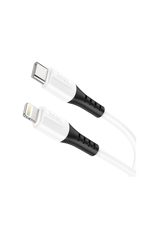 Hoco X82 20 W Type-C To Lightning Hızlı Şarj Data Kablosu Beyaz