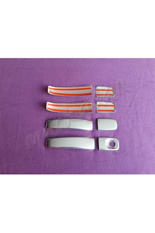 Woc Chrome Opel Vivaro Krom Kapı Kolu 2001-2014 4 Kapı Paslanmaz