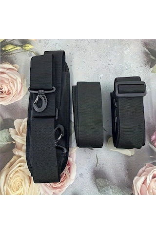 Elmpaly Siyah Ayarlanabilir Sörf Taşıma Askısı Pa Nylon Çok Amaçlı Sörf Aksesuarı