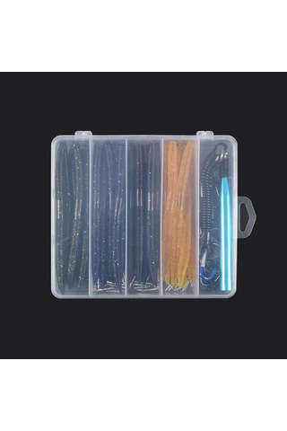 Maiyame 133 Parça Yem Seti: 32 Adet Yumuşak Yem, Oluk Aleti, Çengeller Ve Ağırlıklar - Balıkçılar İçin Tam Zirve Takım