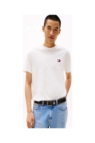 Tommy Hilfiger Tjm Reg Badge Tee Ext Beyaz