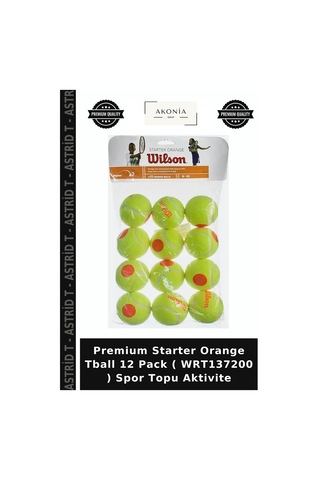 Premium Starter Orange Tball 12 Pack Wrt137200 Spor Topu Aktivite