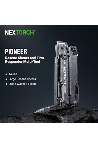 Nextorch Pıoneer Mt20 Çok Amaçlı Alet 14'ü 1 Arada Tekstil Kelepçe Ve Kesici