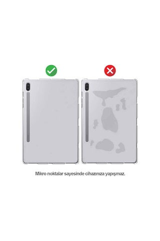 Galaxy Uyumlu Tab S8 Kılıf Zore Tablet Süper Silikon Kapak